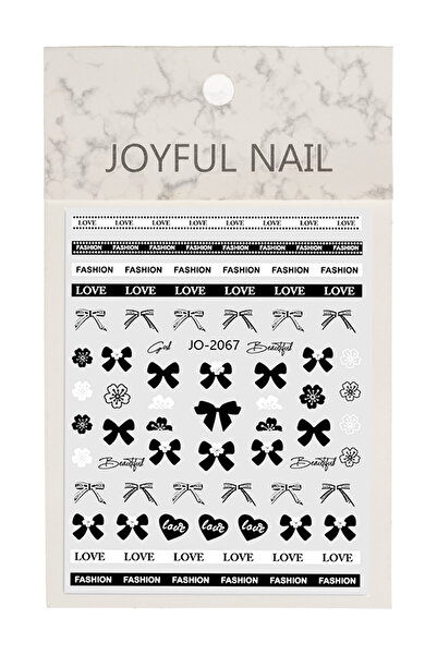 MOZIUR Tırnak Sticker Süs Jo-2067 (KENDİNDEN YAPIŞKANLI)