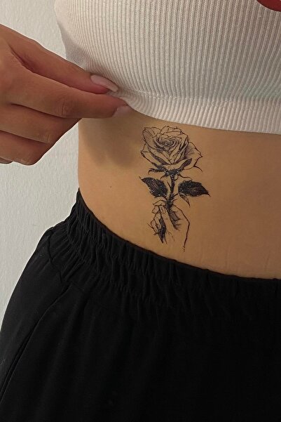 TAKIŞTIR Geçici Gül Figürlü Mini Dövme Tattoo