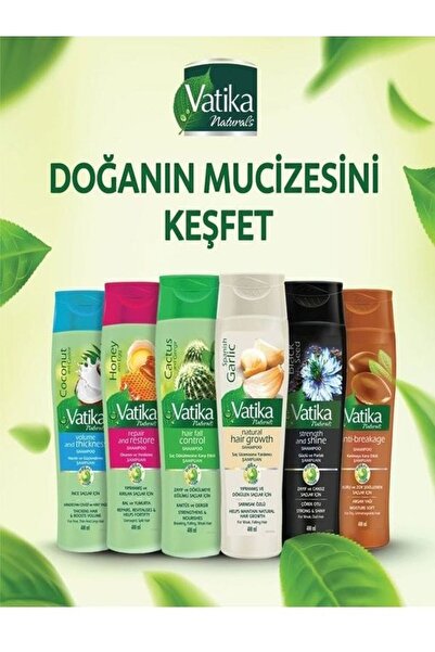 Vatika Kaktüs & Gergir Şampuan 400 Ml