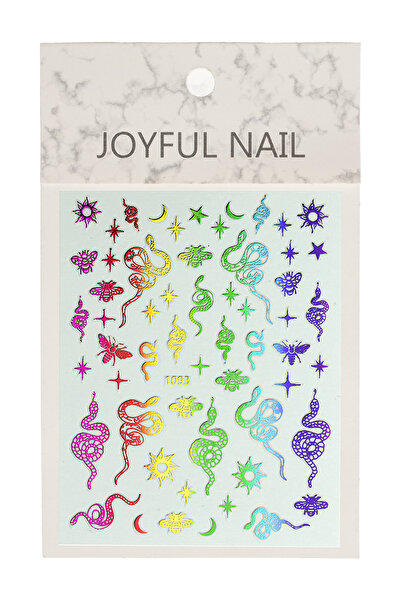 MOZIUR Tırnak Sticker Süs Jo-1093 (KENDİNDEN YAPIŞKANLI)