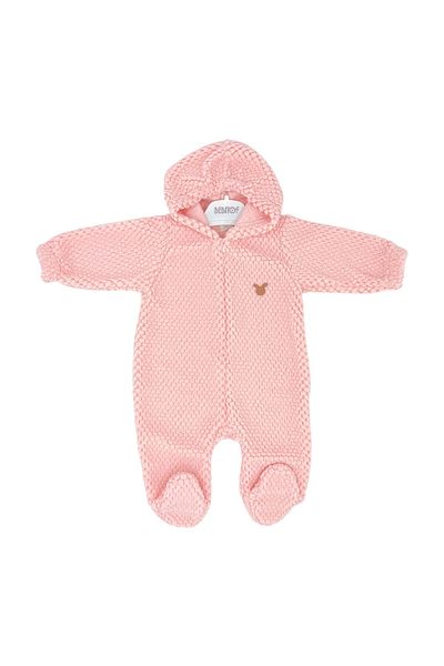 Bebitof Baby بذلة بيبيتوف منقوشة بغطاء للرأس 70362