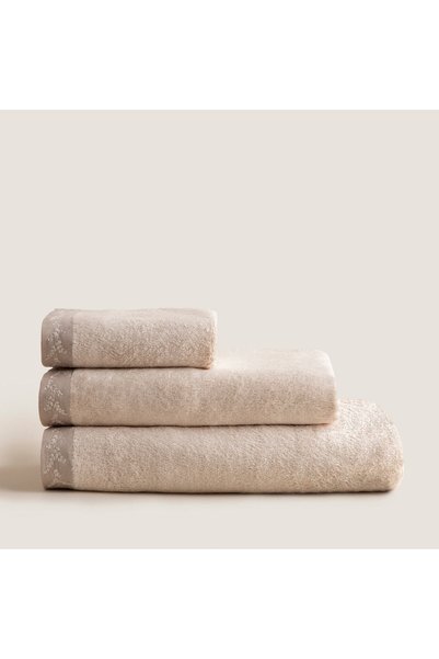 Chakra Grama Bamboo Face Towel 50X90 cm Beige
