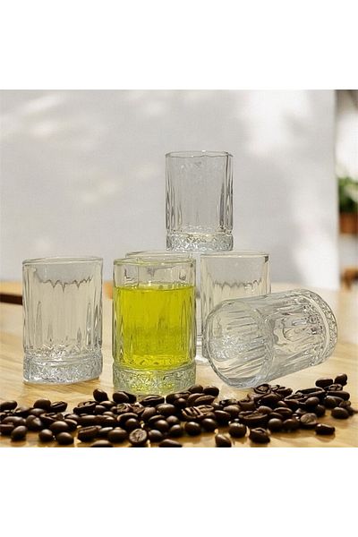 DAFE HOME Oslo Coffee Side Water Cup 6 Pcs Slat Cup