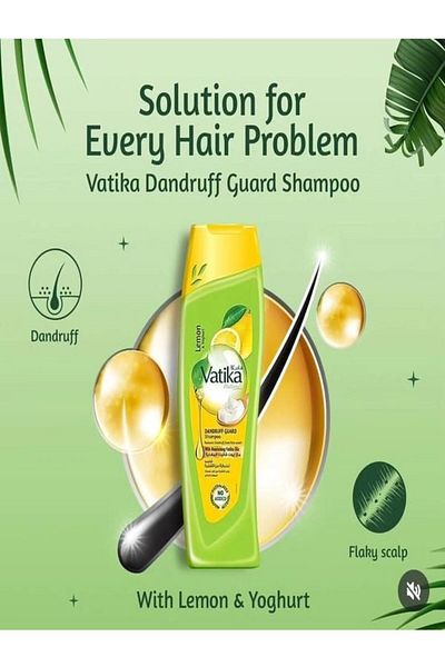 Vatika Lemon & Yogurt 400 ml Shampoo