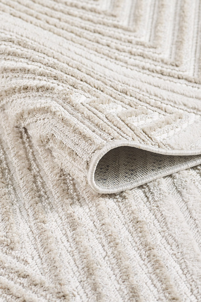 Empera Ibiza - Giverny Modern Toz Vermeyen Iskandinav Desen Saçaklı Halı