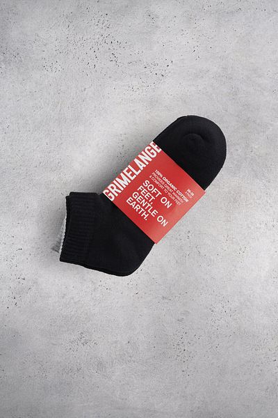 GRIMELANGE Earien Women's Organic Cotton 3 Pack Multicolored Socks