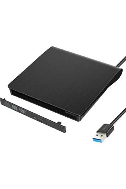 DESFREE USB 3.0 Sata External Dvd Rw 9.5 mm Slim External Blank Cd Dvd Box