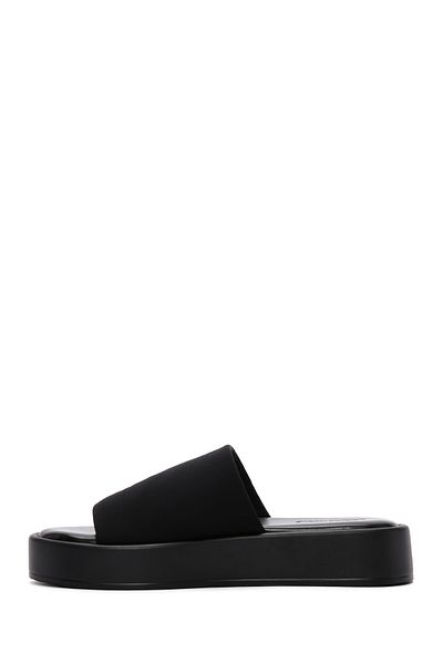 Derimod Black Thick Sole Women's Slippers - 24sfe48036f