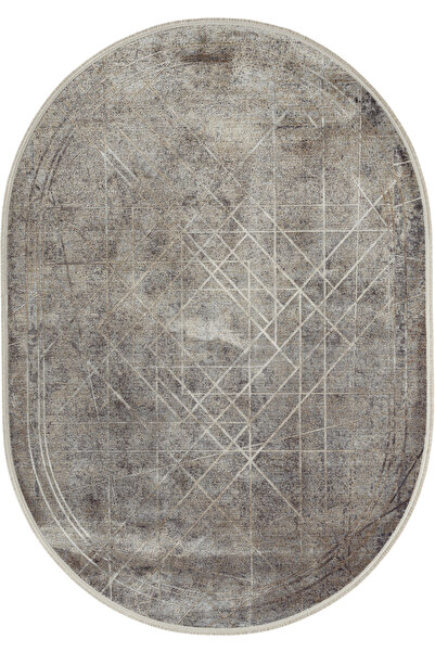 Empera Soho Mood Crimson Akrilik Klasik Modern Oval Halı