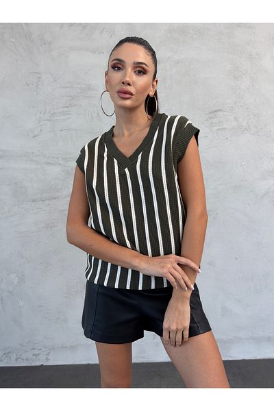 Weyeze V-Neck Jacquard Sweater - Af-K42026Lns