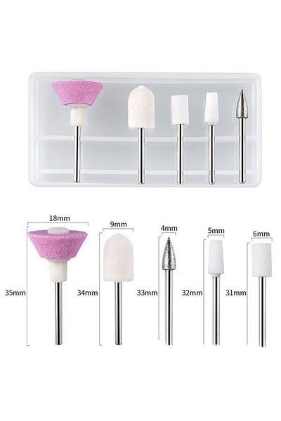 Ocean Diamond Router Bit Set, Professional, Denture Nail Gel, Suitable for Dry Manicure Use