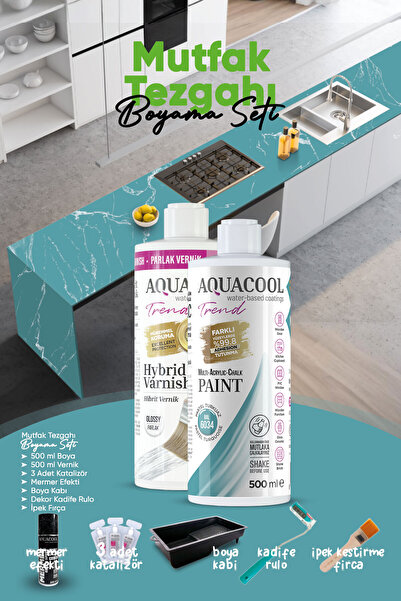 Aquacool Trend Mermer Boyama Seti - Fayans Boyama Seti