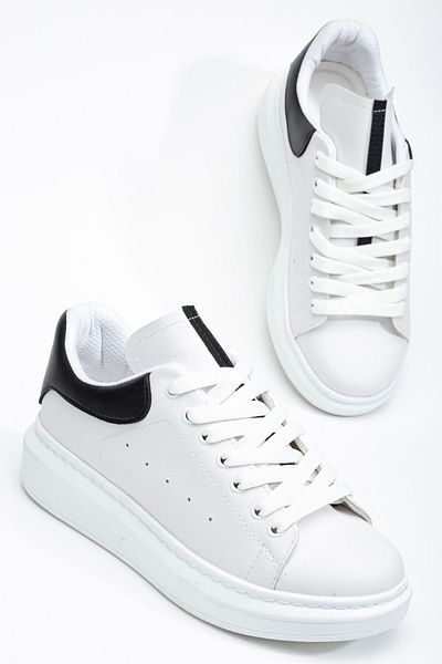 Hayalimdeki Ayakkabı Fersatie White - Black Women's Sneaker Casual Shoes