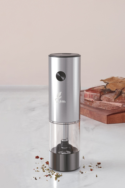 valletta Recoletta Pilli Tuz Karabiber Değirmeni Otomatik Baharat Öğütücü Tek...