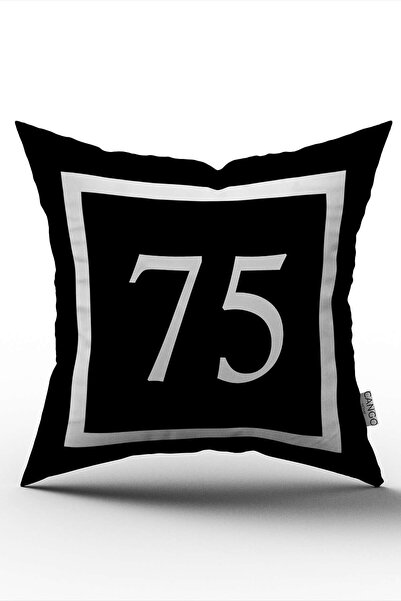 Cango Home Broj Digitalna štampa Navlaka za jastuk 75