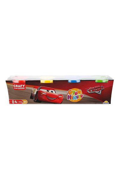 Sunman Crafy Cars 4 Pack Play Dough 560 g