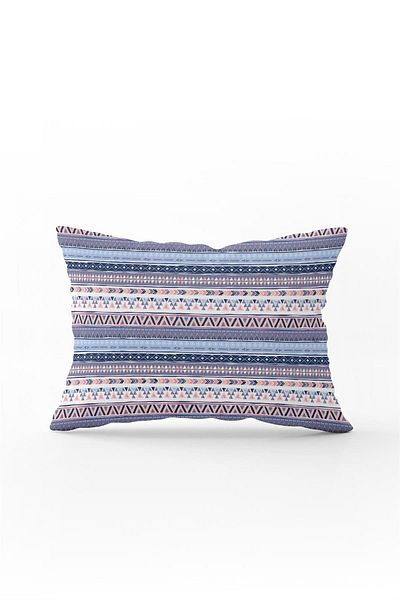 Cango Home Purple White Bohemian Ethnic Style Digital Printing Throw Pillow Pillow Case - Cgh490-3550 Double Sided Printed