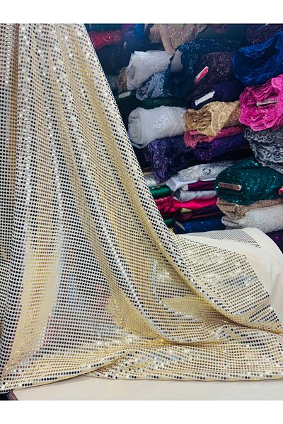 MEKİK MANİFATURA Lycra Sequin Ύφασμα
