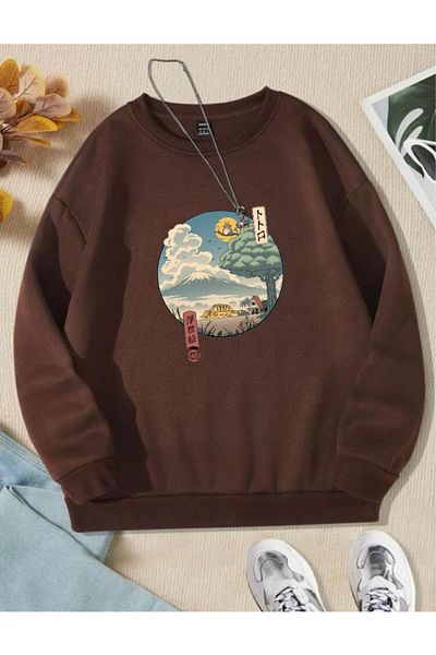 Moda Glo Унисекс памучен суитшърт с кръгло деколте Essential