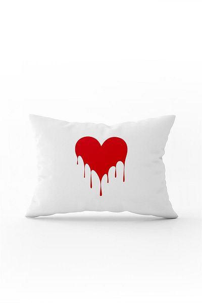 Cango Home Red Cup Playing Cards Patterned Digital Printed Throw Pillow Cover Cgh770-3550 Double Sided Printed