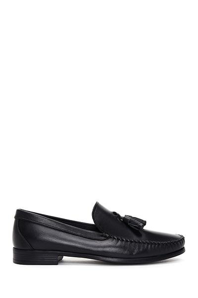 Derimod Black Tasseled Men's Leather Loafer - Casual 24sfd657218