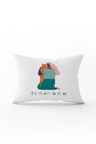 Cango Home Față de pernă cu două fețe, 35x50, alb, verde, modernă - Cgh174-3550