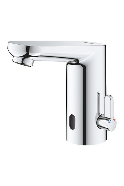 Grohe Eurosmart Cosmopolitan E Touchless Sink Faucet, 1/2, L - Size, Double Water Inlet, Adjustable