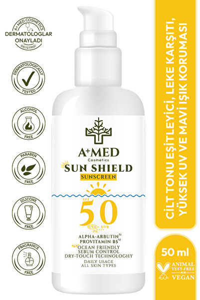 A+ Med Cosmetics Nemlendirici, Leke Karşıtı Ve Cilt Tonu Eşitleyici Güneş Kre...