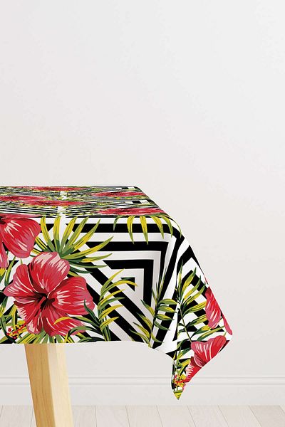 Cango Home Decorative Digital Printed Tablecloth Otyk467-ms