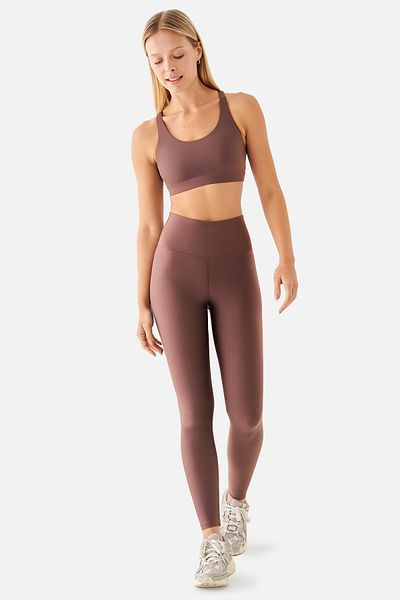 Superstacy Popi High Waist Dark Rose Sports Leggings