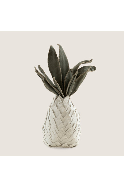 Chakra Pineap Dekoratif Obje Krem