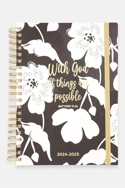 Votum 18 Month Day A To A Page Agenda Calendar, Black