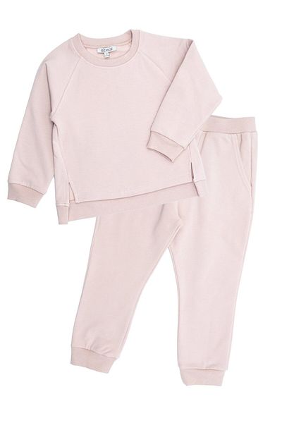 Ozmoz By Mukadder Özden Organic Beige Winter Tiny Girl's Tracksuit