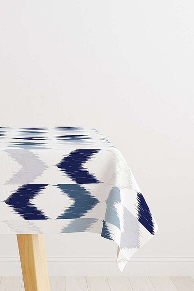 Cango Home Alb Albastru Modern Geometric Model Birou Cgh341-ms