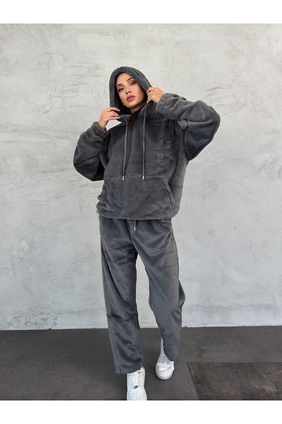 Weyeze Plush Sweat and Trousers - Set of 2 Af-K86046B