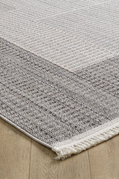 Empera Serenity - Eagle Gray Saçaklı Tozumaz Antialerjik Halı