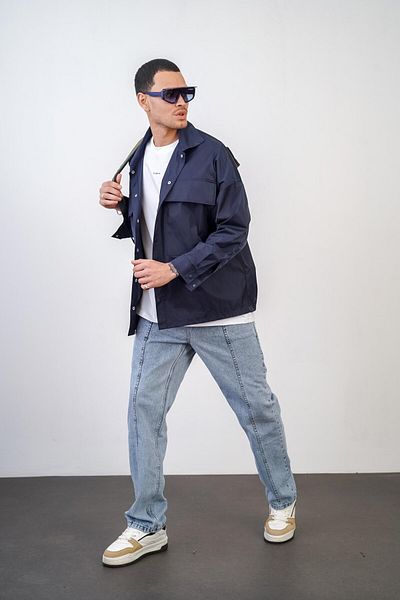 Butik Trend Biz Λεπτό αδιάβροχο αδιάβροχο παλτό Unisex με κουμπωτές τσέπες