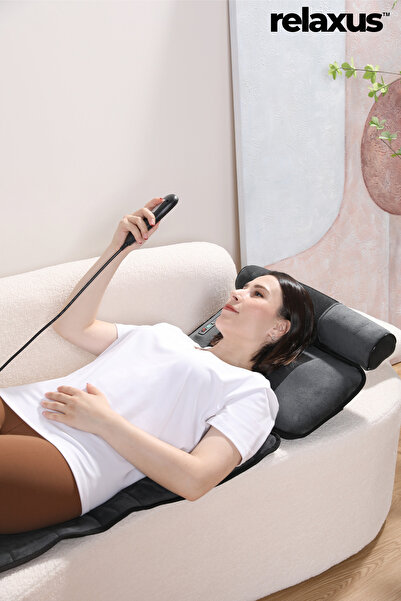 RELAXUS Rlx20 Katlanabilir Elektrikli Tam Vücut Isıtmalı Masaj Yatağı Boyun Masaj Cihazı Ayak Masaj Cihazı