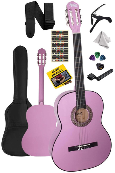 Midex CG-36PU Kaliteli 36 İnç 3/4 Juniur Çocuk Gitarı 8-12 Yaş Arası (Çanta A...