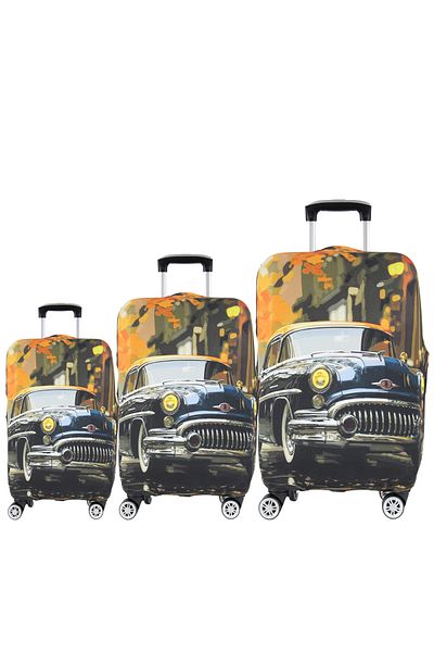 MY SARACİYE My Saraciye 104 Antique Suitcase / Suitcase Large, Medium, Cabin Size Case Set - 104 Antique