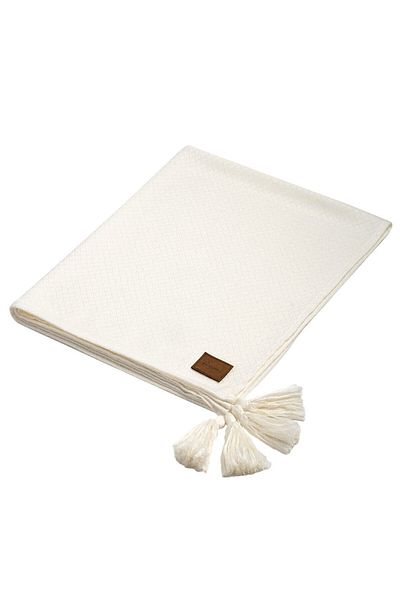 OEM Paturica nou nascut Skiddou, 100% vascoza de bambus, Crem, 80x100cm