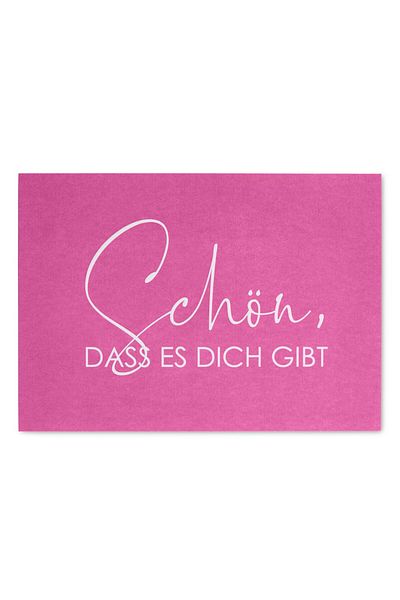 Tchibo Postcard Its Good That Theres You, Pink Combo
