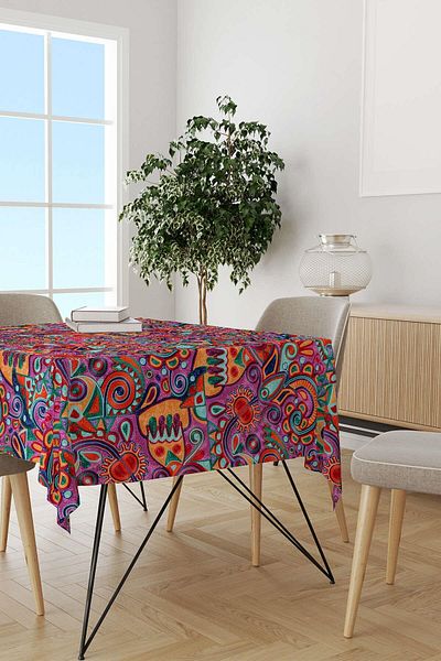 Cango Home Ethnic Vintage Red Desktop - Digital Printing, Cgh1398-Ms