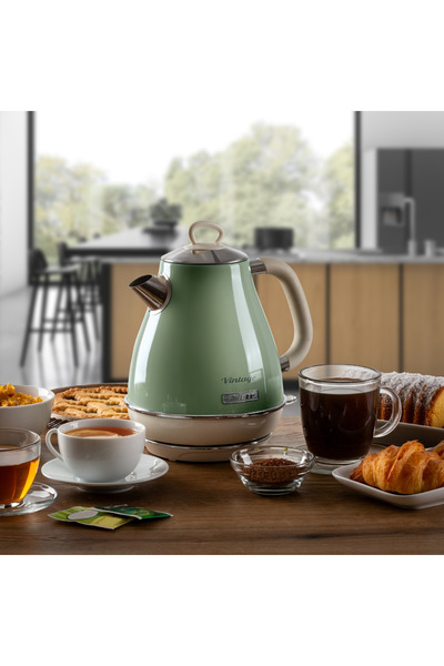 ARIETE Vintage Kahvaltı Seti Su Isıtıcı Kettle + Smoothie Cam Blender + Ekmek Kızartma Makinesi + Fi