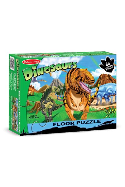 Melissa & Doug Dev Yer Yapbozu- Dinozor Dünyası (48 parça)