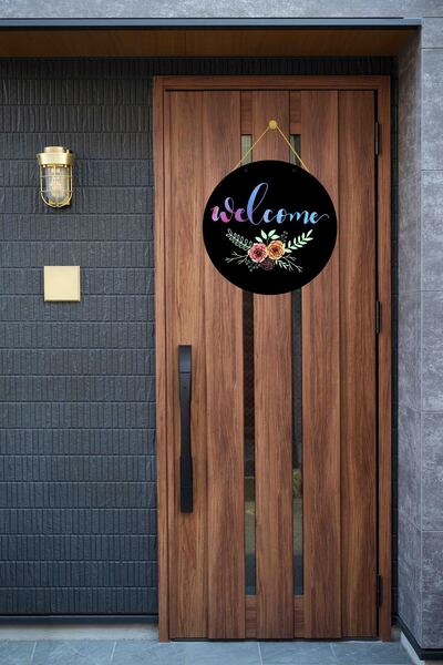 Aldebaran Reklam تصميم مخصص للترحيب بالمنزل، زخرفة حائط مكتوبة، زخرفة باب الطفل