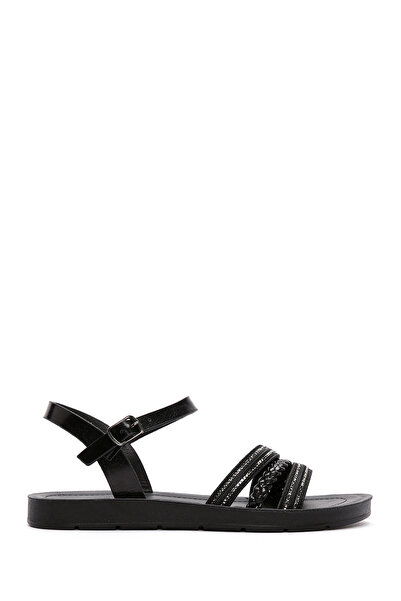 Derimod Sandale negre Comfort pentru damă cu curea la gleznă - 24sfe 464514