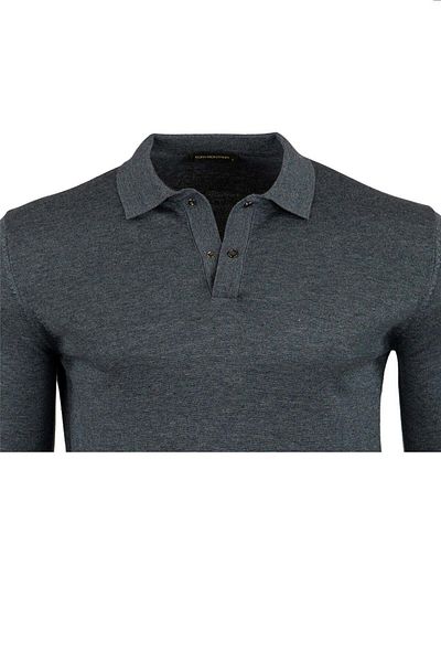 Tony Montana Πλεκτό Basic με γιακά Polo Plus Size-TB-3045