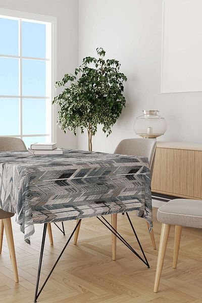 Cango Home Hanorac de birou cu model geometric alb gri Cgh082-ms