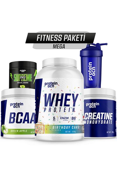 Proteinocean Fitness Pack Mega - Birthday Cake Green Apple